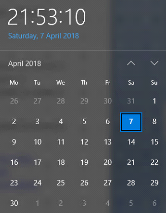 Modification de la date 